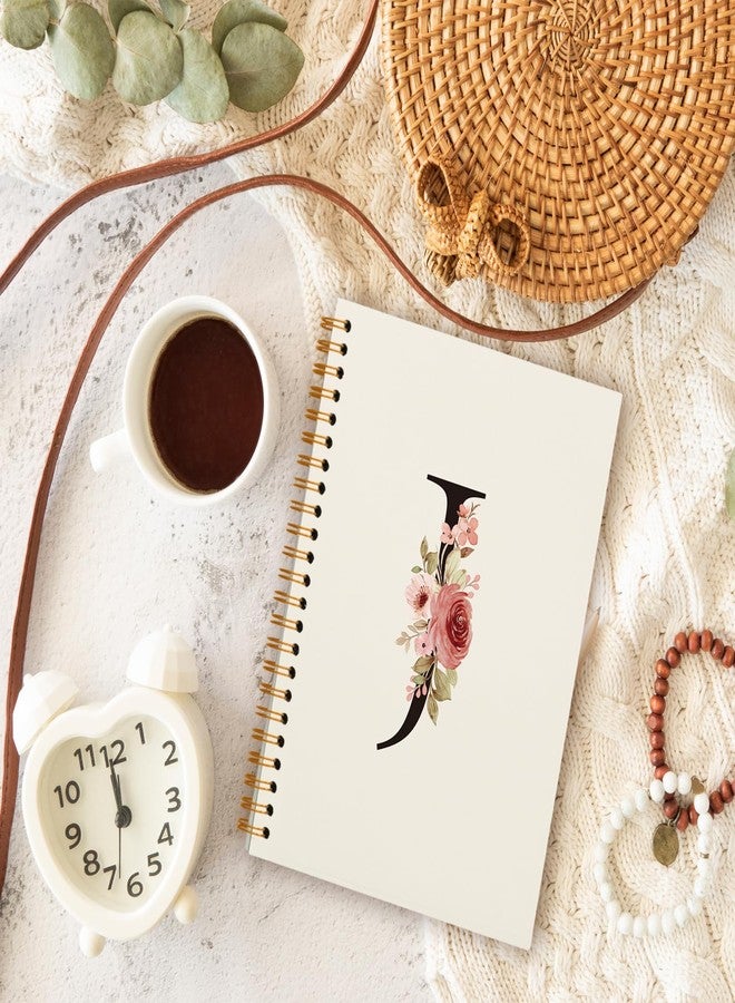OXW Initial Letter J Notebook-Personalized Notebook, Monogram Gifts, Hardcover Spiral Notebook 5.5 x 8.3 - Image 3