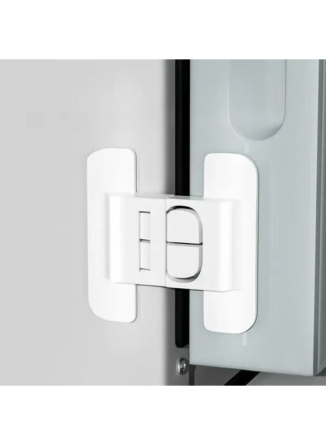 4pcs Refrigerator Door Closers Anti Opening Tool Power Saving Black Technology - Image 2