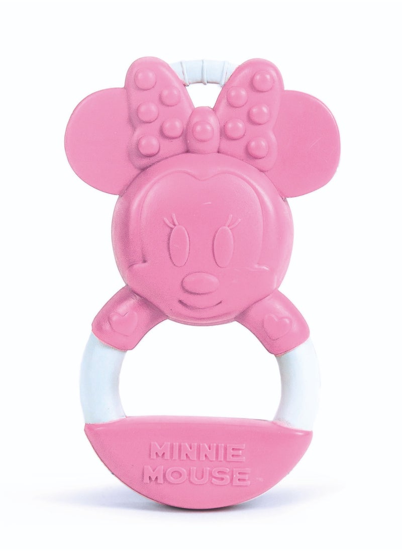 Clementoni Clementoni Disney Baby Minnie Teether | Soothing and Fun Toy | Interactive Toy for Baby | Sensory Stimulation | Early Development Toy | Grasping and Tactile Exploration | Develop Early Problem-Solving Skills | Perfect Gift for Baby  - Image 1