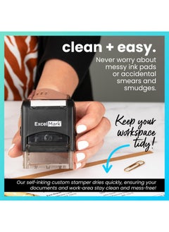 ExcelMark Received Self Inking Rubber Stamp  - Image 4