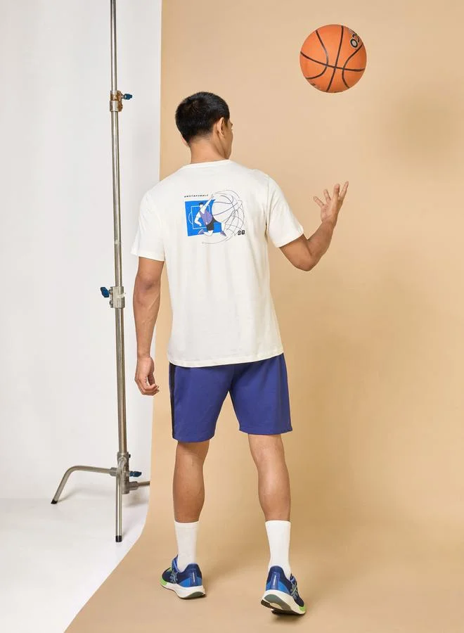 Cult Men Off White Graphic Print Short Sleeve T-Shirt