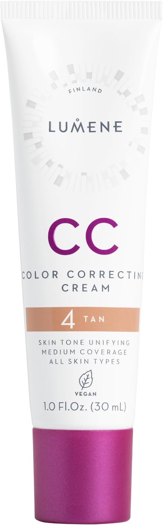 LUMENE CC Cream Color Correcting Cream Foundation SPF 20 Medium Coverage Lightweight and AntioxidantRich Hydrates While Reducing Redness All Skin Types Vegan 30 ml Medium - Image 1