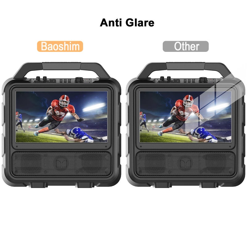 Baoshim 2 Pack Anti Glare Screen Protector Compatible with Monster Vision Portable Entertainment System | Anti-Glare,Clear Touch,Matte Film Skin,Anti-Scratch,Anti-Reflective - Image 2