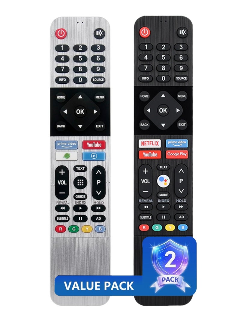 إكس ليفيل 2pcs استبدال جهاز التحكم عن بعد لـ Skyworth Smart TV - Image 1