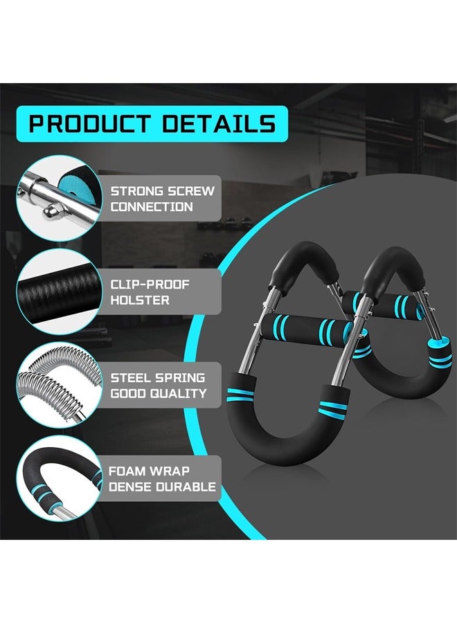 Fanski Adjustable Twister Arm Trainer - 40-100lb Portable Chest & Arm Workout Equipment with Detachable Design for Home Gym, Muscle Training (Arms/Chest/Back/Core) - Image 3