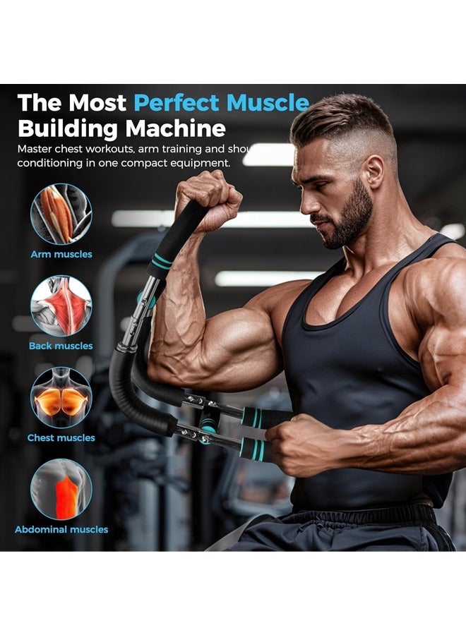 Fanski Adjustable Twister Arm Trainer - 40-100lb Portable Chest & Arm Workout Equipment with Detachable Design for Home Gym, Muscle Training (Arms/Chest/Back/Core) - Image 4