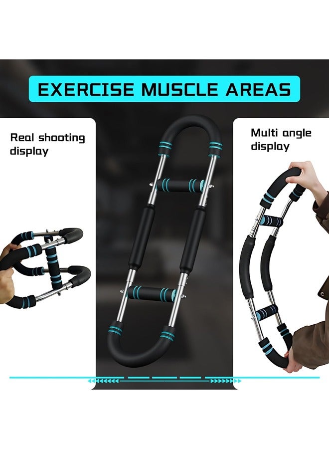 Fanski Adjustable Twister Arm Trainer - 40-100lb Portable Chest & Arm Workout Equipment with Detachable Design for Home Gym, Muscle Training (Arms/Chest/Back/Core) - Image 5