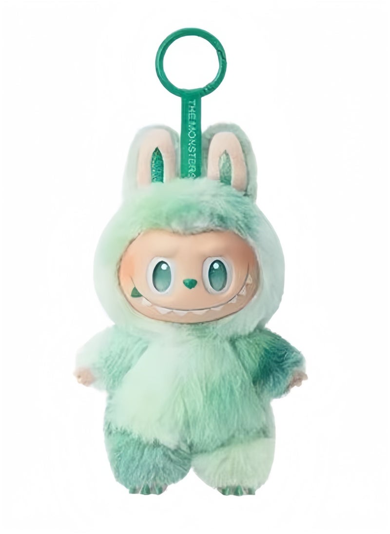 LABUBU Doll Pendant Labubu 3rd Generation Macaron Vinyl Plush Doll 17cm, Green - Serenity - Image 1