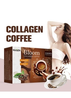 NUGEN Bloom Collagen Coffee 100% Organic and Glutathione, Diet Coffee Slimming Coffee Gluta Collagen Detox Premium with Collagen Coffee  - Image 3