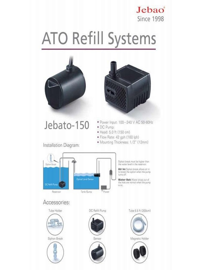 Jebao Jecod Jebao Jebato-150 Smart Aquarium ATO Refill System - Image 5