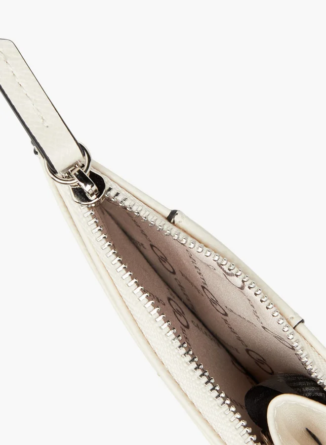 Celeste Solid Wallet with Zip Closure