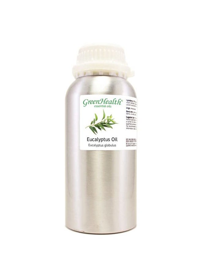 GreenHealth Eucalyptus Globulus Essential Oil – 16 fl oz (473 ml) Aluminum Bottle w/Plug Cap – 100% Pure, Uncut, Undiluted  - Image 3
