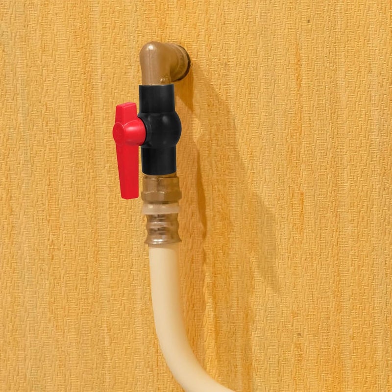 PVC Ball Valve with Leakproof Socket Connections Inline Shut Off Valve for Water Gas Air and Steam Versatile PVC Pipe Fitting for Residential Commercial and Industrial Plumbing - Image 4