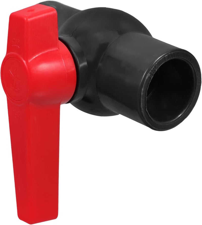 PVC Ball Valve with Leakproof Socket Connections Inline Shut Off Valve for Water Gas Air and Steam Versatile PVC Pipe Fitting for Residential Commercial and Industrial Plumbing - Image 1
