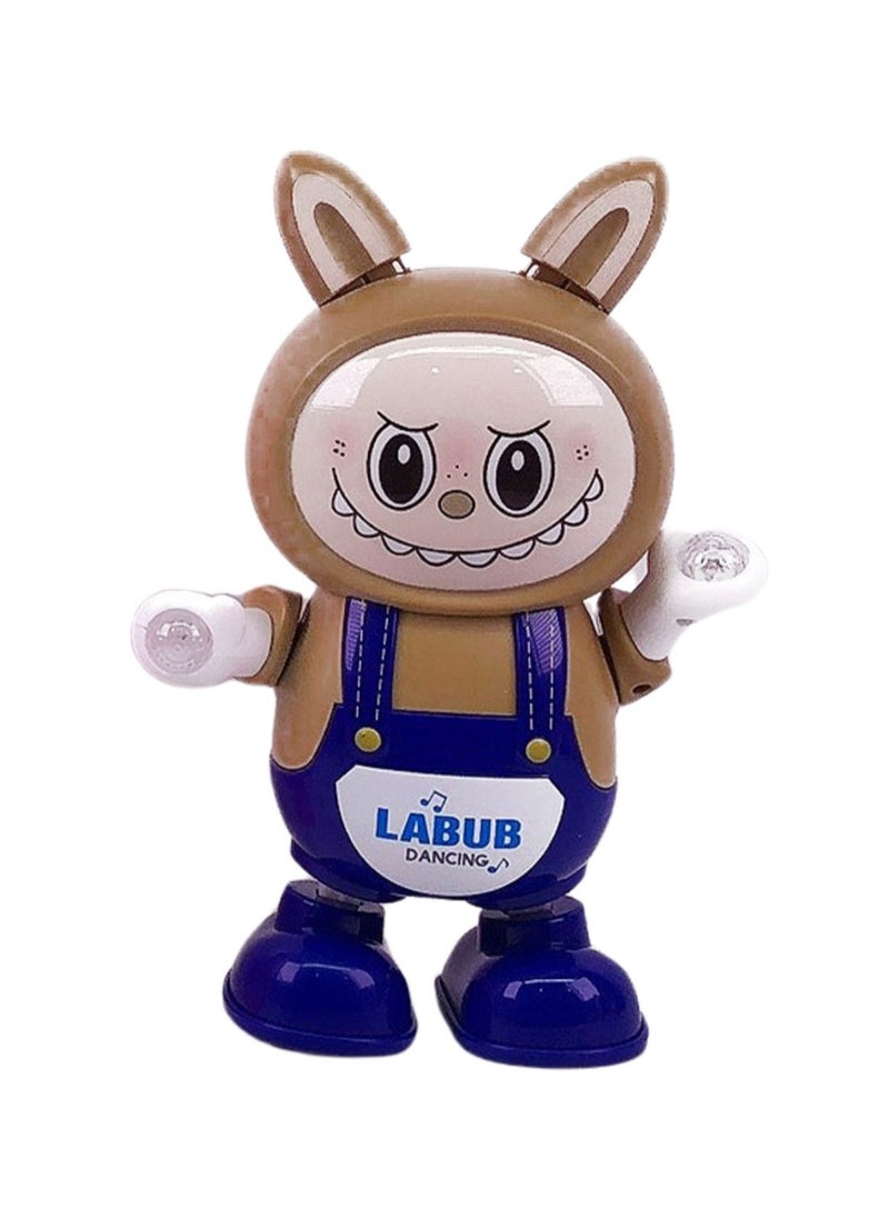 Dancing Labubu Toy Interactive Musical Dancing Toy for Kids, LED Lights & Fun Sound Effects, Best Gift for Boys & Girls, Battery Operated Toy for Toddlers, Educational and Entertaining  - Image 1