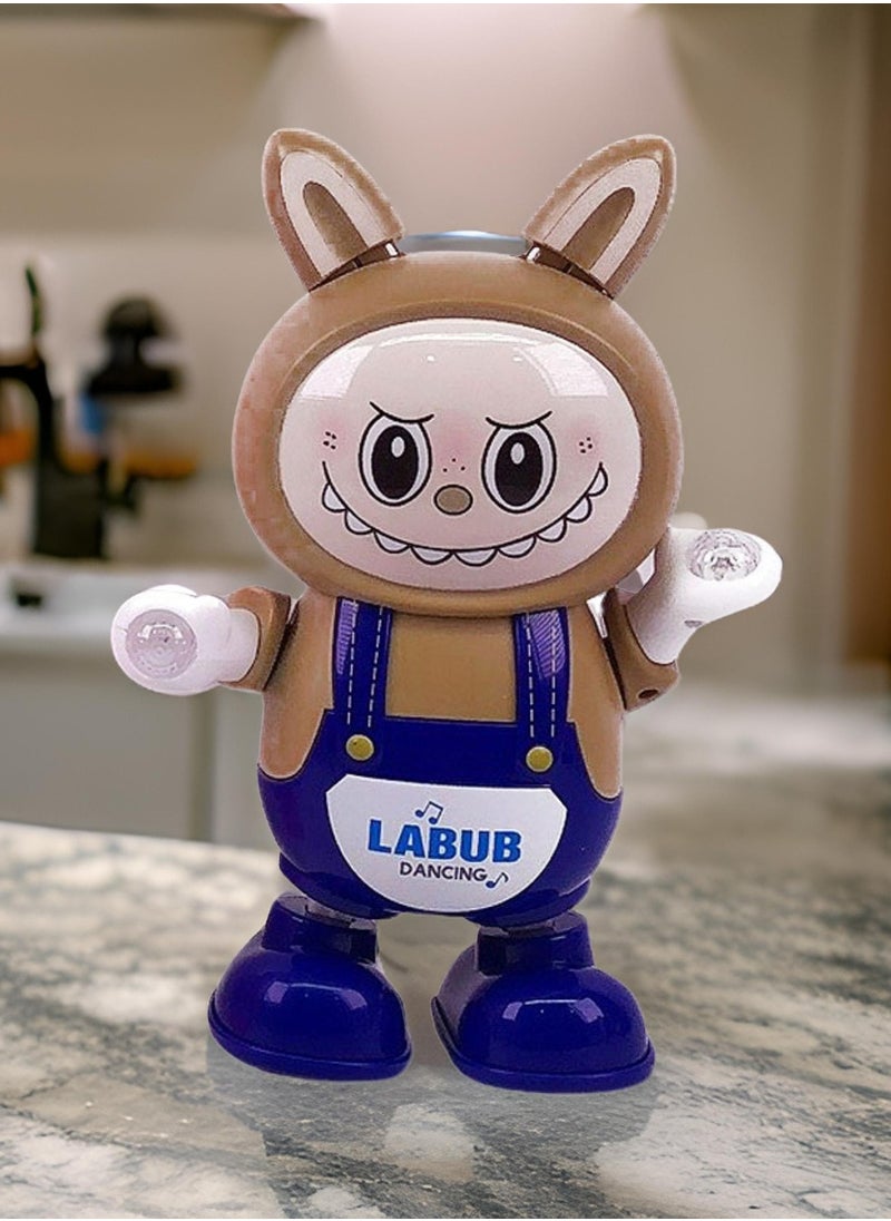 Dancing Labubu Toy Interactive Musical Dancing Toy for Kids, LED Lights & Fun Sound Effects, Best Gift for Boys & Girls, Battery Operated Toy for Toddlers, Educational and Entertaining  - Image 2