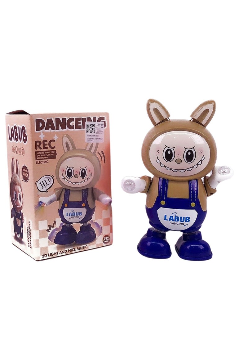 Dancing Labubu Toy Interactive Musical Dancing Toy for Kids, LED Lights & Fun Sound Effects, Best Gift for Boys & Girls, Battery Operated Toy for Toddlers, Educational and Entertaining  - Image 3