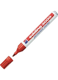 Edding Permanent Marker Red (ED-3000)  - Image 1