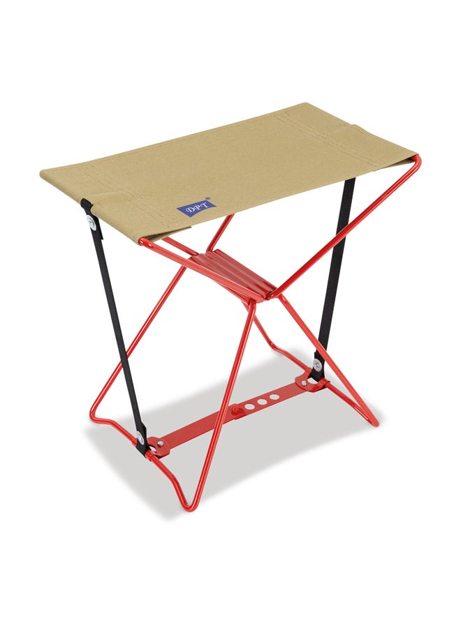 DPT Foldable Camping Chair Trips Chair Red Size 30*15.5*27 Cm - Image 1