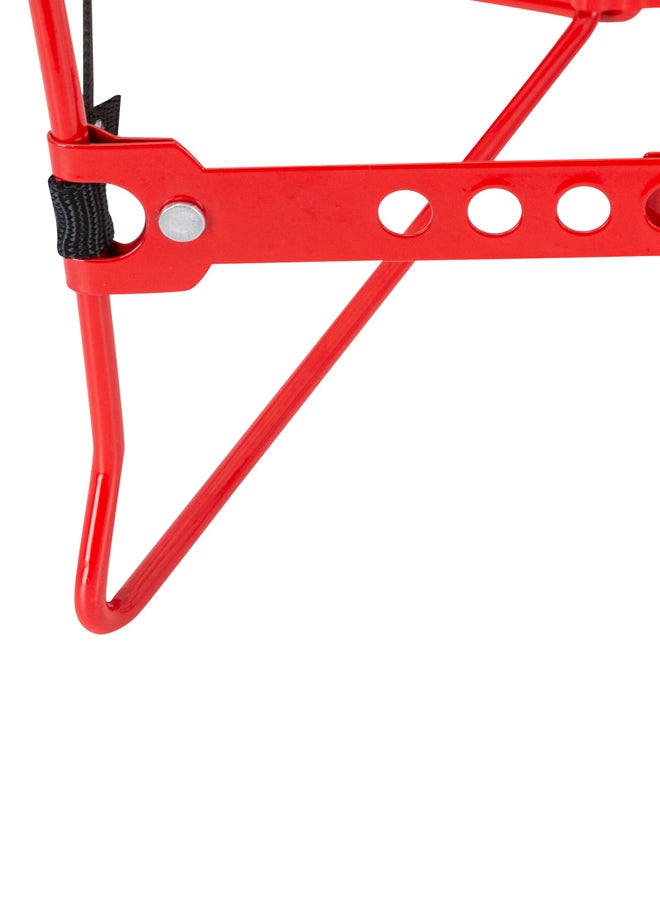 DPT Foldable Camping Chair Trips Chair Red Size 30*15.5*27 Cm - Image 3