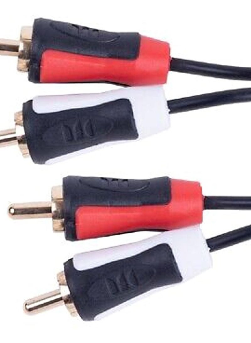 Monster Dual R-L RCA Stereo Cable Multicolor 6ft - Image 2