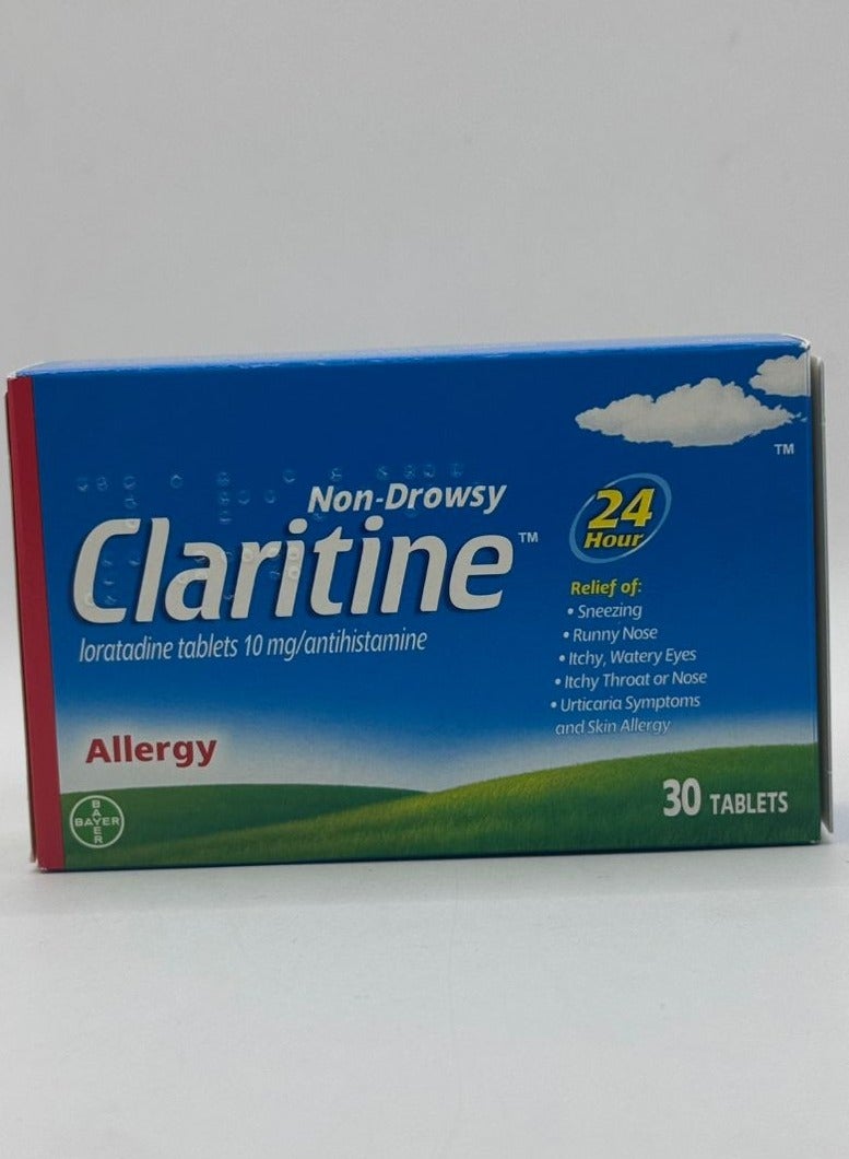 Claritine 10mg Tablets 30’s  (Fast-Acting Allergy Relief) - Image 1