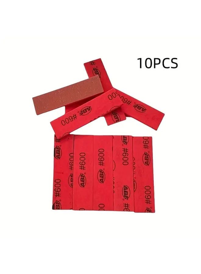 600 Grit Sanding Sponge 10PCS Waterproof Durable 400 to 2000 Grit for Dry and Wet Use - Image 1