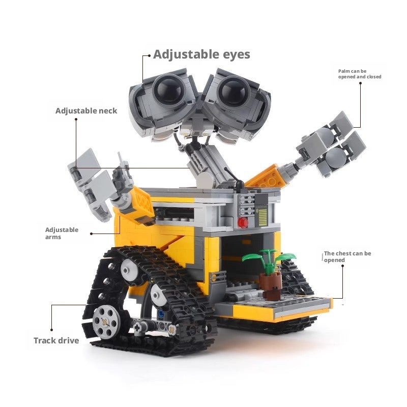 لعبة مكعبات بناء روبوت WALL-E متوافقة مع Lego - Image 2
