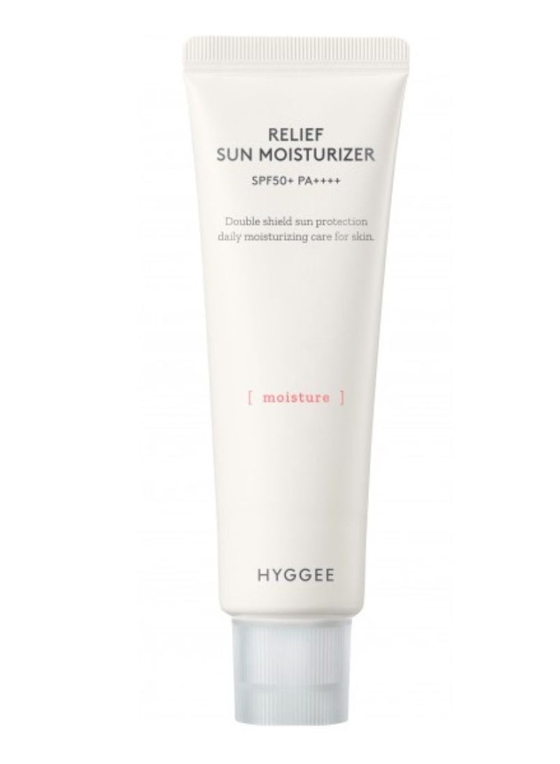 Hyggee Relief Sun Moisturizer for All Skin Types SPF50+ 50ml - Image 1
