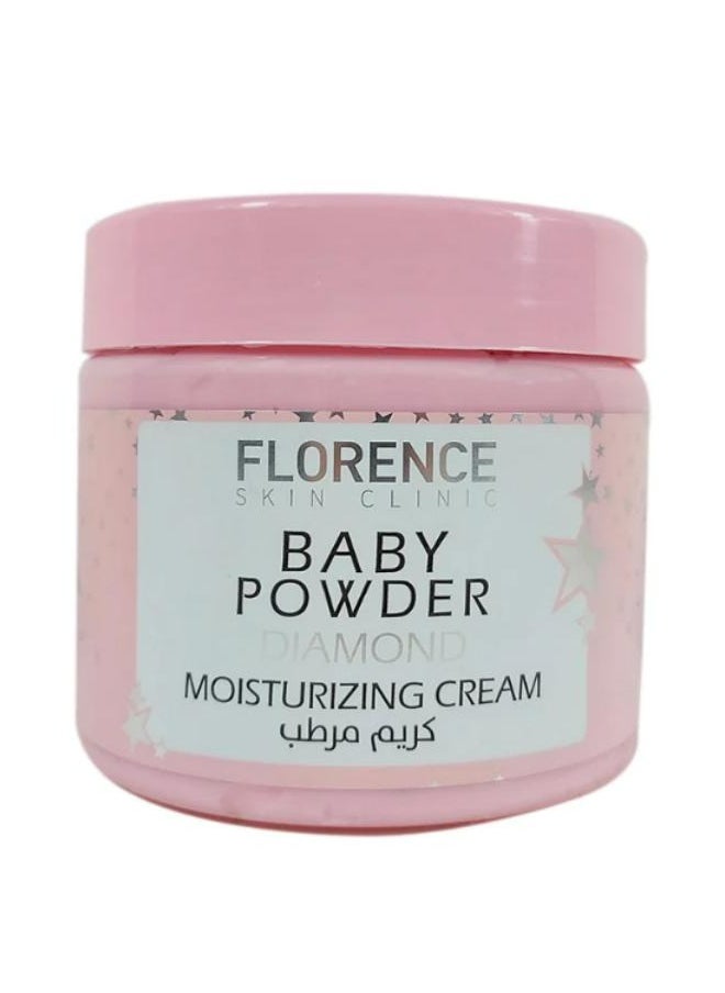 Florence - Baby Powder Diamond Moisturizing Cream 300 ML - Image 1