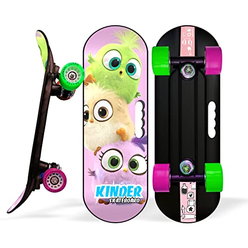 Jaspo Street - Runner Junior 18 Inches Fiber Skateboard for Kids Upto 7 Years Age Group Recommended for Boys and Girls (Best for Beginners and Learners) (Love Angels) - Multicolor - Image 1
