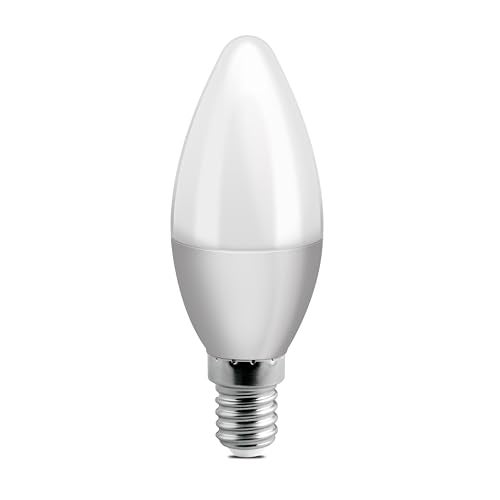 Wipro Garnet 3 W E14 Base Frosted Candle LED Bulb | Warm White (2700K) | Pack of 1 | Clear optics for sparkling effect | LED Filament Bulb for Home, office, chandellior, decorative lamp shade - Image 2