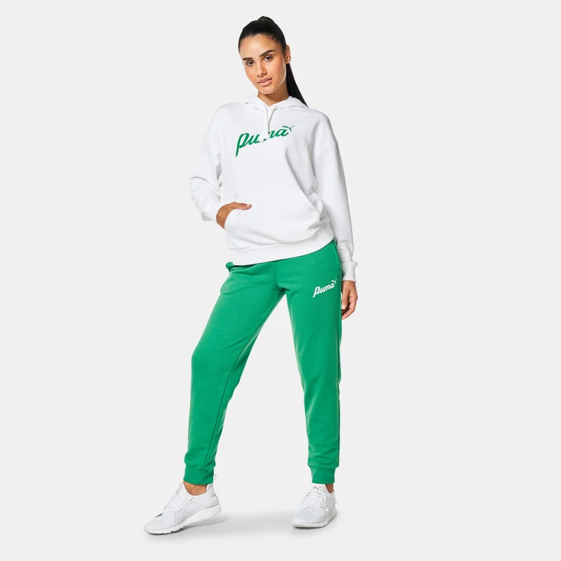 PUMA Women's ESS+ Script Hoodie