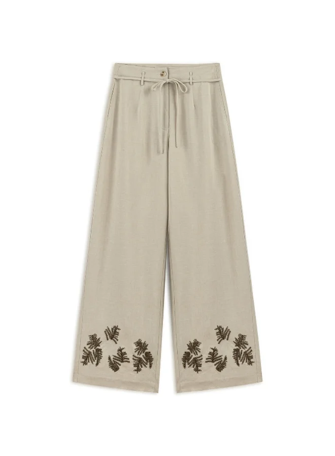 إبيكيول Embellished Wide Leg Trousers