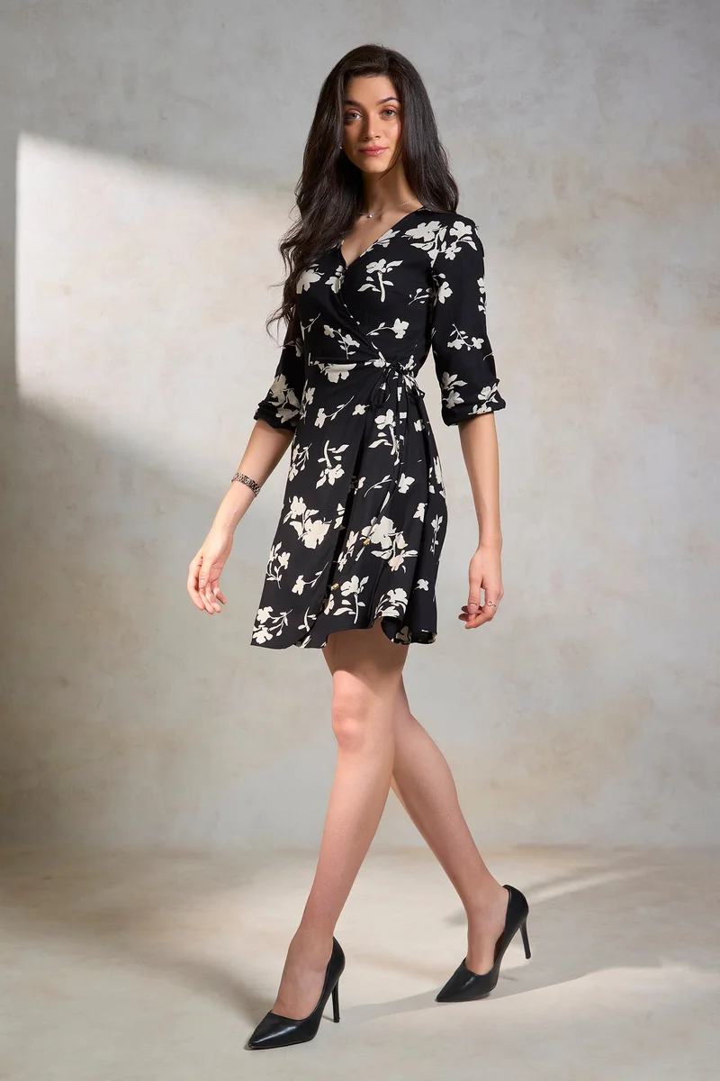 Virgio Floral Print Dress