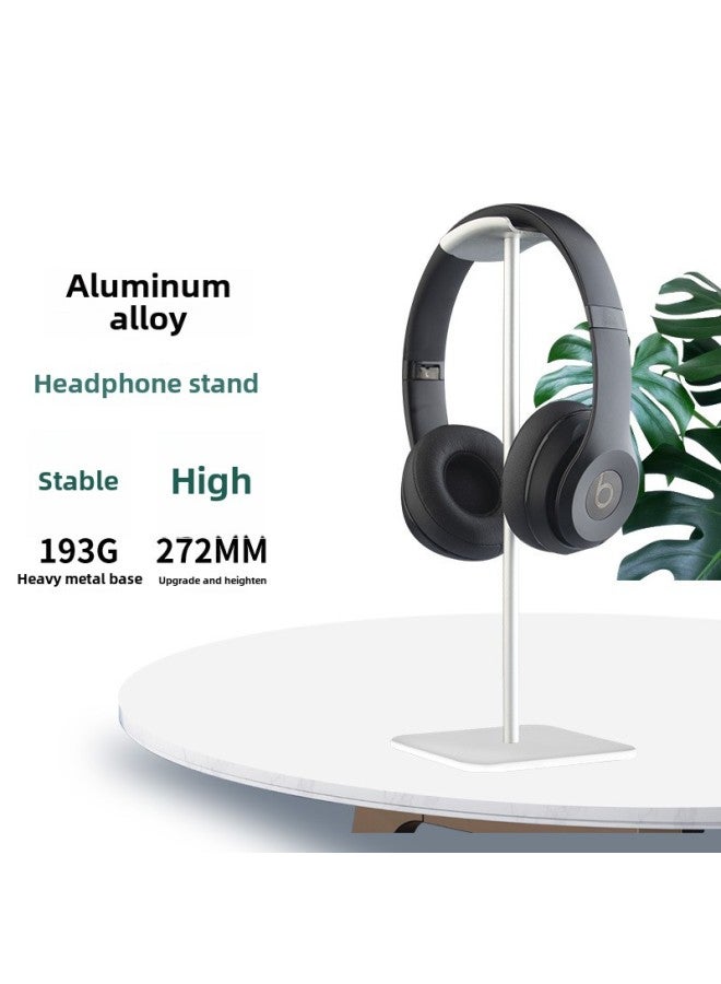 Loquat Headset Holder Headset Aluminum Alloy Headset Storage Rack Internet Cafe Home Desktop Headset Hanger Exhibition Hook-Color:Black (aluminum Alloy)  - Image 3