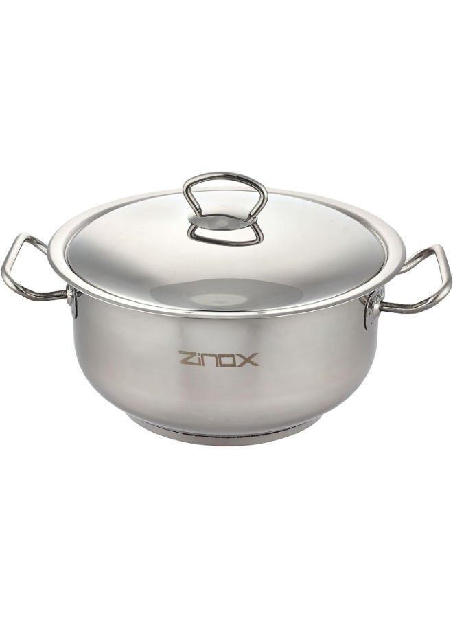 Zinox Smart Cookware Set 10 Piece Pots ( 16 - 20 - 22 - 26 - 30 )-Silver - Image 2