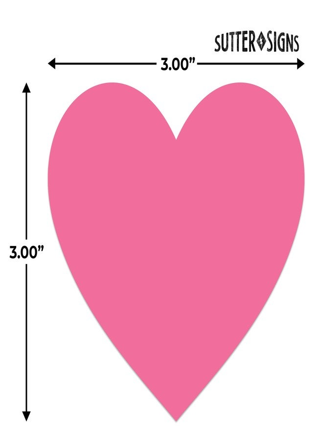Sutter Signs Paper Heart Cutouts 108pcs | Cut Out Shapes for Bulletin Board, Classroom, Decorations, Crafts - Image 2