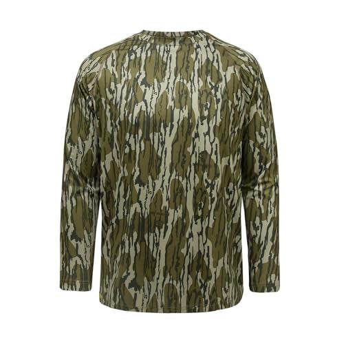 Mossy Oak Kids Hunting Clothes Youth Camo Shirt Long Sleeve - Image 1