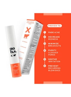 NO B. S. NO BAD STUFF No Bad Stuff - Acne Spot Treatment - Acne Control with 2% Salicylic Acid, Fades Blemishes, with Chamomile, Aloe Vera & Vitamin E (0.5 oz)  - Image 3