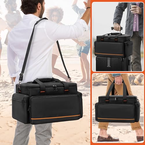 Trunab DJ Cable File Bag with Adjustable Dividers, 15.6'' Laptop Sleeve, Travel Musicians Gig Organizer Bag for DJ Gear, Music equipment and Accessories - Image 5