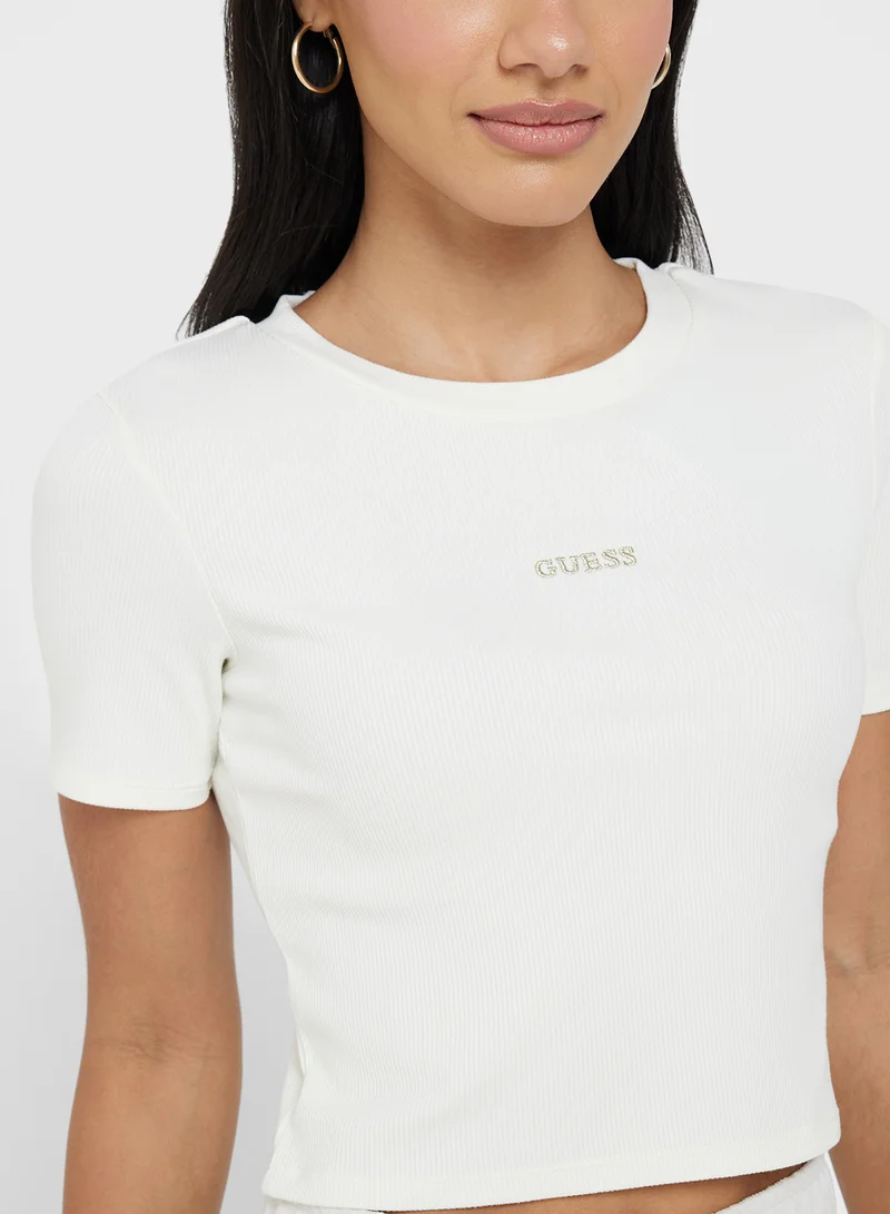 GUESS Carla Short Sleeve Knit Tops