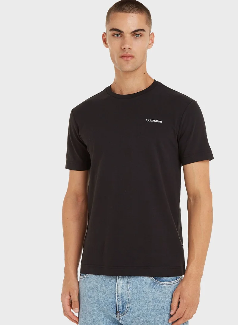 CALVIN KLEIN Logo Crew Neck T-Shirt