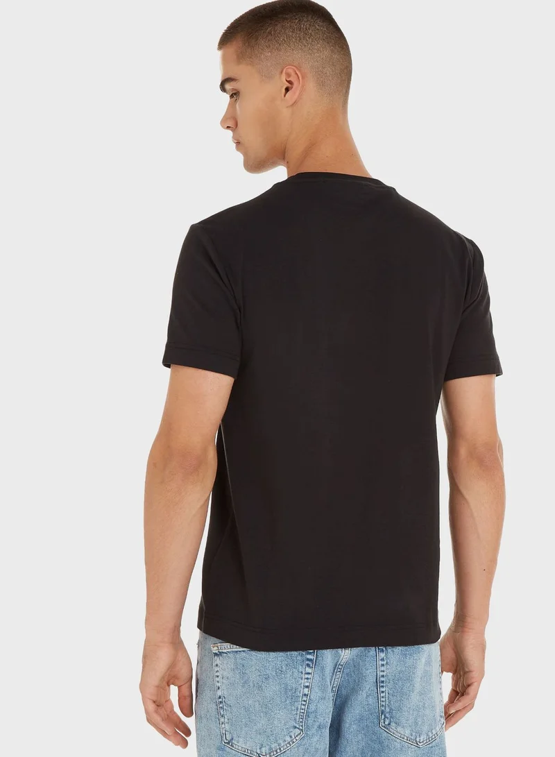 CALVIN KLEIN Logo Crew Neck T-Shirt