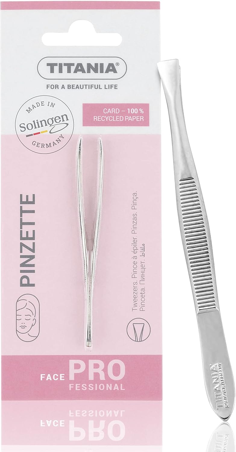 Titania Straight Tweezer - Professional Quality - Image 1