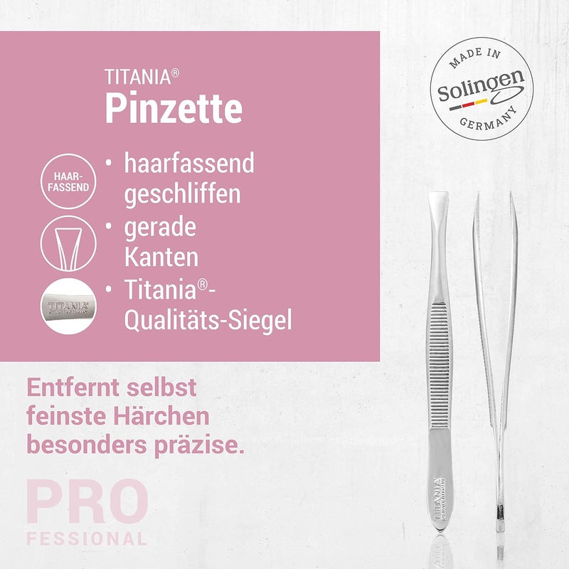 Titania Straight Tweezer - Professional Quality - Image 3