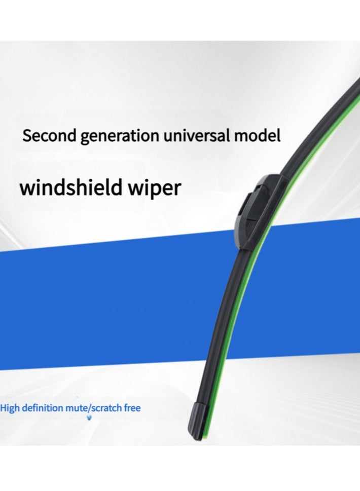 Generic Single-piece Silent and High-quality U-shaped Interface Windshield Wiper Blade Universal for Multiple Vehicle Models, Anti-scratch Wiper Blade 24 Inches - 600 Millimeters / 24 inches - 600 mm  - Image 5