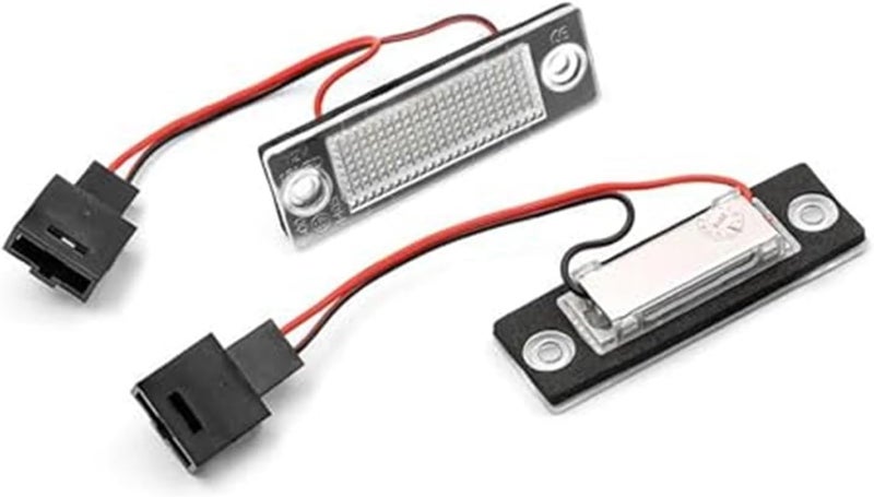 Wivplex Full White License Plate Lights for Skoda Octavia 1Z - Image 1
