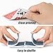 Timenued Playing Cards 6 PackPlastic Waterproof Playing Cards Bulk for Adults6 Decks of Poker Cards Professional SetWide Poker Size Regular Index3 Blue 3 Red - Image 4