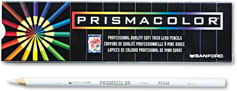 Prismacolor مجموعة أقلام تلوين بريزماكولور بريميير - رصاص أبيض، 12 قطعة - Image 1